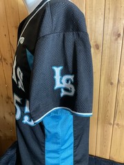 Vintage Women’s Sharks LS Baseball Jersey Adult XL Black Teal