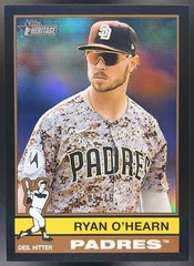 Ryan O&rsquo;Hearn Chrome Black Bordered Refractor /76 #584 2025 Topps Heritage HN