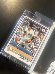 Jim “Catfish”Hunter Signed New York Yankees Pic1978 Baseball Card No COA Vintage