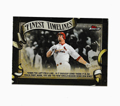 Topps Finest 2026 Finest Timelines #FT-25 Mark McGwire St. Louis Cardinals
