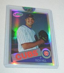 2007 ETOPPS BASEBALL – RICH HILL PITCHER CHICAGO CUBS NUMBERED 749