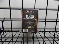25 1 Pack BCW 3×5 Topload Holders For Vintage Photo / Index Card 1TLCH3X5
