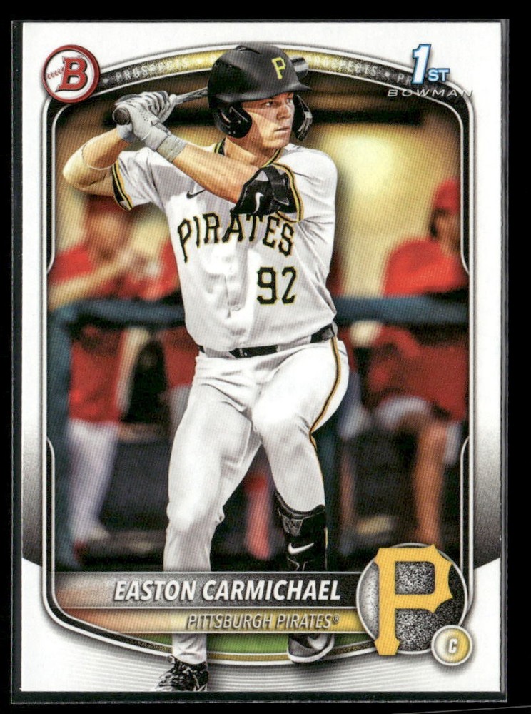 2025 Bowman Draft Easton Carmichael BD-50 Pittsburgh Pirates