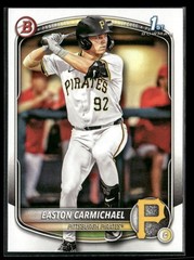 2025 Bowman Draft Easton Carmichael BD-50 Pittsburgh Pirates