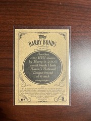 2002 Topps 206 #310 Barry Bonds (w/Elbow Pad) Giants