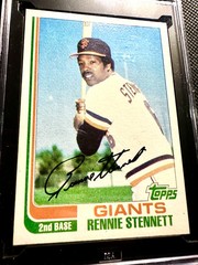 1982 Topps #84 Rennie Stennett San Francisco Giants ISA 10 GEM MINT
