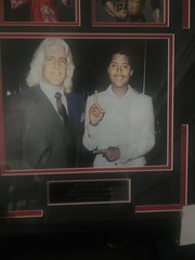 Ric Flair & Dwayne Johnson 1984 NWA Annual Convention Framed Plaque