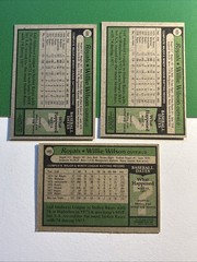 (3x) 1979 Topps – Willie Wilson #409 Rookie Card RC Lot Royals