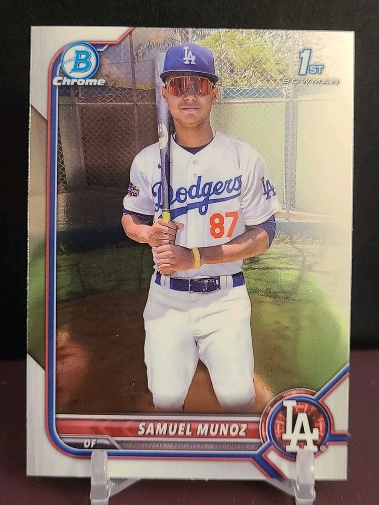 2022 Bowman Chrome – Prospects Samuel Munoz #BCP-161 1st Bowman RC