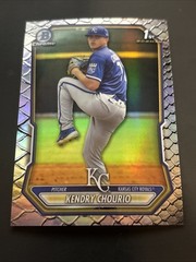 2026 Bowman #BCP-7 Kendry Chourio Chrome Reptilian Refractor 1st Royals