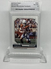 2024 Panini Instant Arch Manning First Touchdowns TCC Graded Gem Mint 10