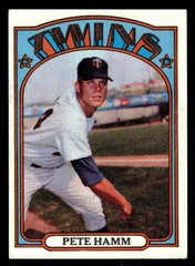 1972 Topps Baseball #501 Pete Hamm VG/EX *e4