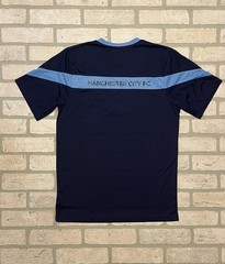 Manchester City Youth XL 2023 Training Jersey Navy Baby Blue Stripe