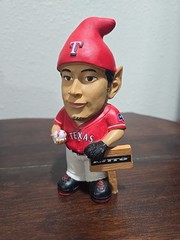 Texas Rangers Darvish Bobblehead Kloanz inc. 5 inches tall solid
