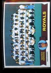 1979 TOPPS TEAM CARD #451 WHITEY HERZOG ROYALS NM/MT D016955