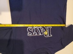 MLB Tampa Bay Rays Youth Med T Shirt Soft as a Grape Blue