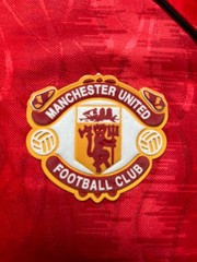 Genuine Manchester United 1990-92 Home Shirt M Adidas Trefoil Sharp Vintage
