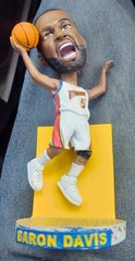 GOLDEN STATE WARRIORS SGA BOBBLEHEAD BARON DAVIS KLOANZ INC NO BOX NICE!!!