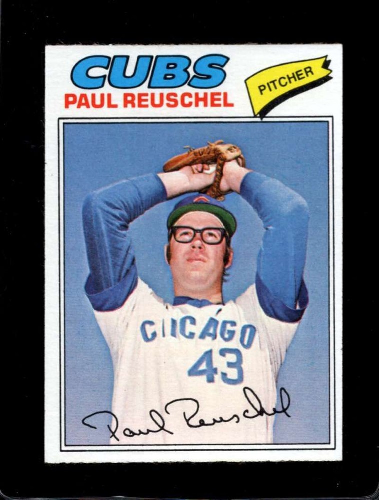 1977 Topps #333 Paul Reuschel EX++ Excellent++ RC Cubs J2M