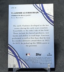 Vladimir Guerrero Jr Glove Work Foil 2026 Topps Series 2 GW-30 Toronto Blue Jays