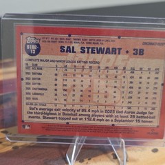 2026 Topps Series 2 1991 Pink Crackle Foil Sal Stewart RC #91B2-13