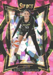 2025 Panini Select WNBA #53 Katie Lou Samuelson Pink Ice Prizms