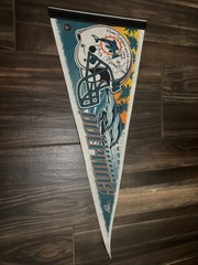 Dolphins Signed Eugene “Mercury” Morris Banner