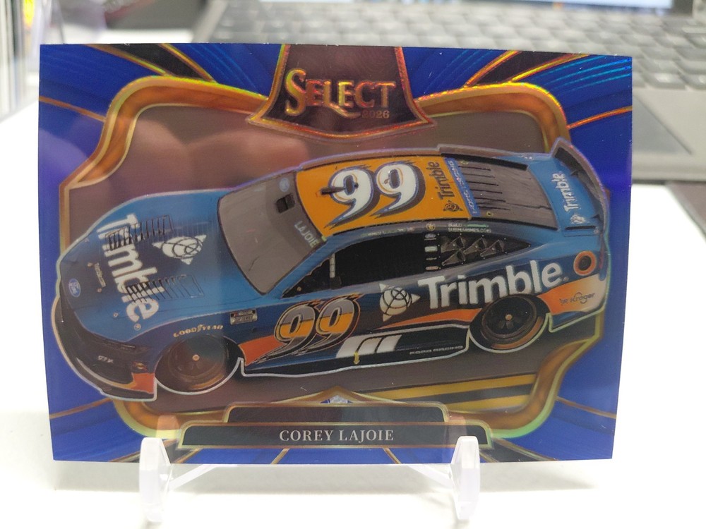 2026 Select Racing Corey Lajoie Pit Road Blue Prizm Parallel 68/175 SP