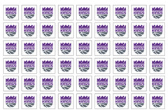 54 NBA Team Logo Stickers – Multiple Media Options (Matte/Gloss) – 0.75&Prime; Square