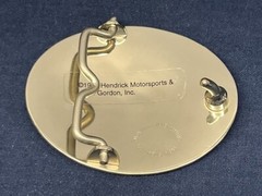 #24 Jeff Gordon – Nickel Silver & Gold – Belt Buckle for 1-1/2&Prime; Wide Belt NASCAR