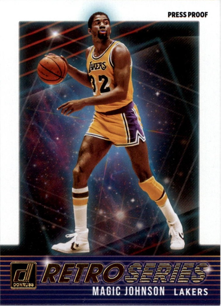 2021-22 Donruss Retro Series Press Proof #6 Magic Johnson – BSK
