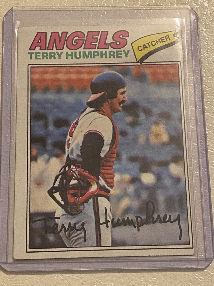1977 Topps Baseball – #369 Terry Humphrey Los Angeles Angels