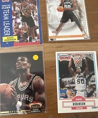 Varied Lot of 15 Basketball Cards David Robinson San Antonio Spurs (Z2)