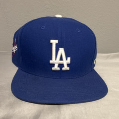 &rsquo;47 Los Angeles Dodgers LA Script Logo Snapback Hat Cap Blue MLB Baseball