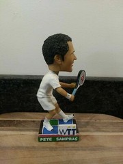 Rare – Pete Sampras World Team Tennis SGA Bobblehead – 7 inches Tall