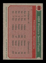 1973 74 Topps #202 ABA Western Semis Pacers / Rockets NEAR MINT *8m
