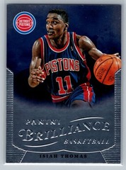 2012-13 Panini Brilliance #214 Isiah Thomas Detroit Pistons