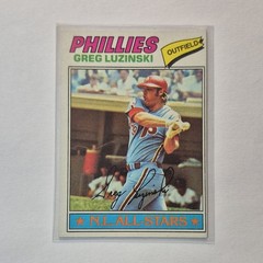 Topps 1977 Greg Luzinski #30 Philadelphia Phillies N.L. All-Stars Baseball Card