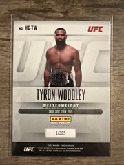 TYRON WOODLEY 2021 Panini Instant UFC History of Champions 1/325 RARE