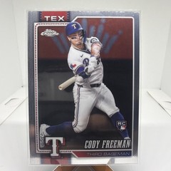 2026 Topps Chrome Cody Freeman #255 – RC – Texas Rangers