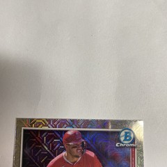 2025 Bowman – Mike Trout #1 Chrome Mojo Refractor Angels