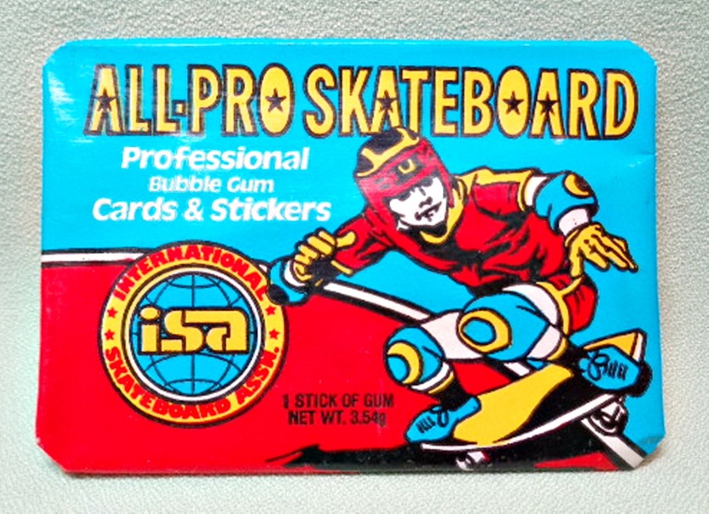 Donruss 1978 ISA All Pro Skateboard Cards & Stickers Wax Pack Unopened