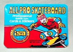 Donruss 1978 ISA All Pro Skateboard Cards & Stickers Wax Pack Unopened