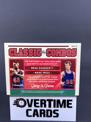 2025 Leaf Glory of the Game Mark Price Brad Daugherty Classic Combos Auto /30