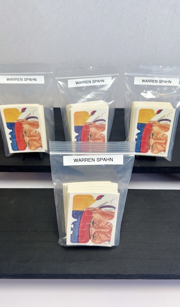 1988 Leaf Donruss Diamond King Warren Spahn Complete Puzzle 21 Cards