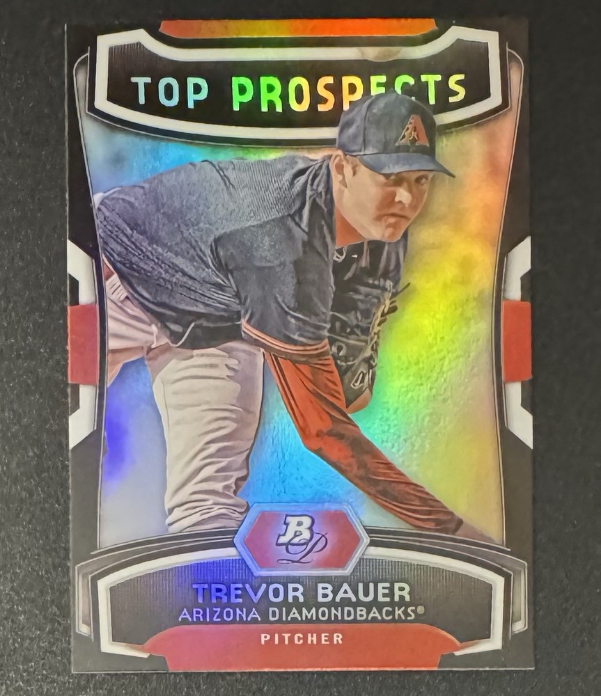 Trevor Bauer 2012 Bowman Platinum Top Prospects #TP-TB – Arizona