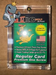 Pro-Mold Deluxe Premium 1-Screw 1/2&Prime; 20pt Card Holder FREE SHIP