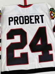 Bob Probert 1995-96 Chicago Blackhawks Vintage Authentic CCM Hockey Jersey 52/XL