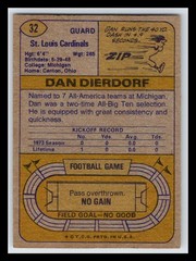 1974 Topps #32 Dan Dierdorf St. Louis Cardinals