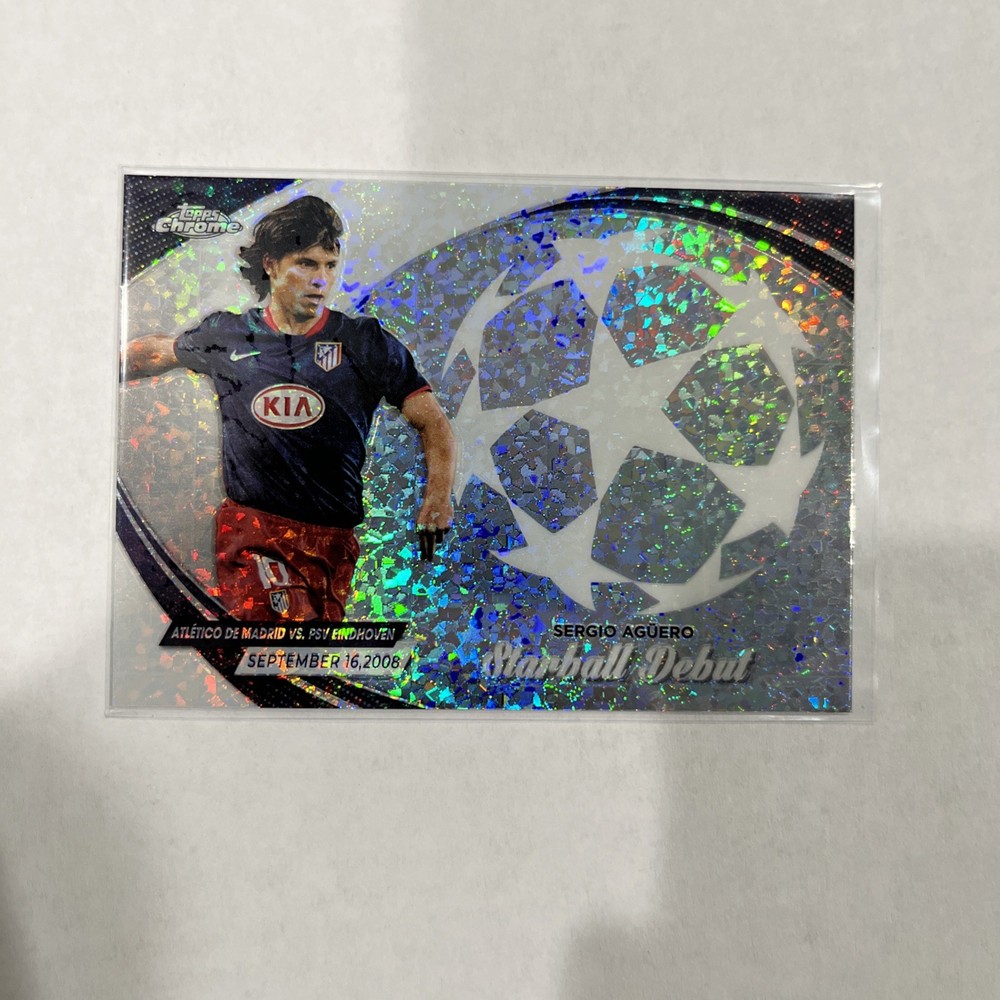 2023-24 Topps Chrome UEFA Club Competitions Starball Debuts Sergio Aguero #SD-5
